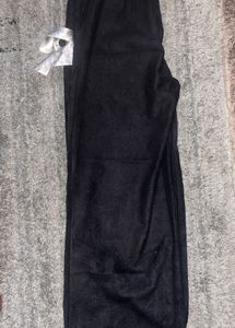 Zara Faux Leather wide-leg Pants