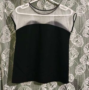 korean pearl neck tops