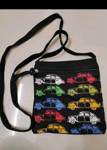 Funky Car Print Pouch