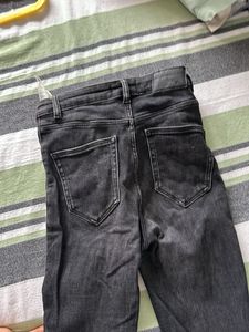 Zara Black Wash Skinny Jeans