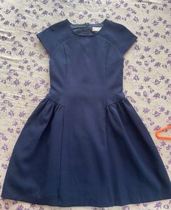 Elegant Navy Blue Dress