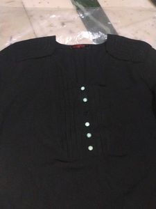Classic Black Kurta
