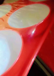 Elegant Six Bowl,Six Spoon With Tray Set