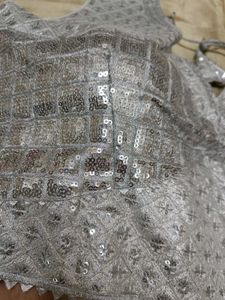 Silver Sequin Blouse