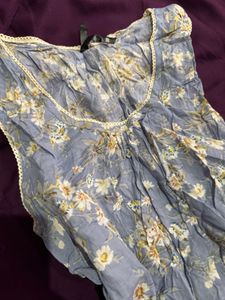 Floral Tiered Mini Dress
