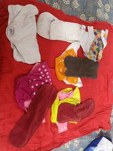 Cloth Diapers &amp; Inserts Set
