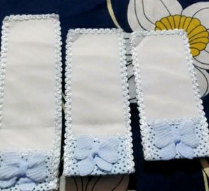 "Stylish Cotton Remote Cover Combo - Set of 3"