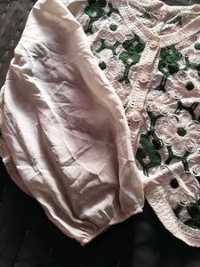 Vintage White Crocheted top