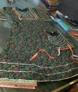 Long Gota Patti Flair Kurti
