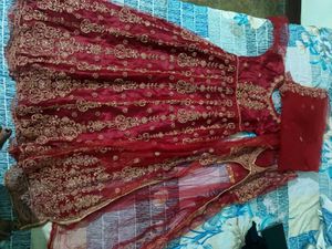 Exquisite Red Embroidered Lehenga Choli