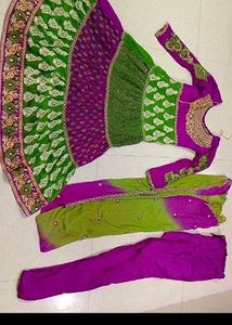 “Beautiful Multicolor anarkali dress fast sell