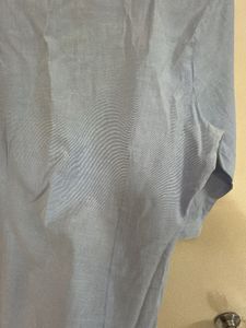 Cinched waist Button-Down Shirt - westside