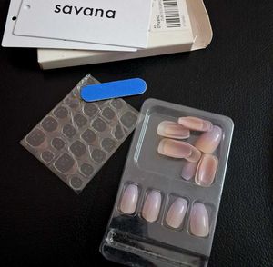 Savana Purple Ombre Press-On Nails