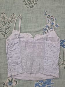 ZARA Ruched Cami Top