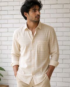 Park Avenue 100% cotton Men's Checked Casual Shirt