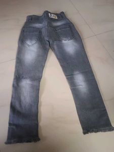 Cute Grey Denim Jeans for Girls