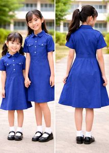 Blue Girls' school uniform pack of 2