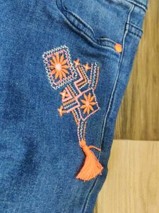 Cute Girls' Denim Jeans