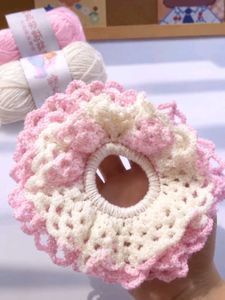 Handmade Crochet Scrunchie