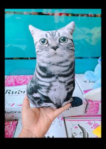 Realistic Cat Plush Pillow