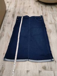 Ma5943 Zola Classic Dark Wash Denim Skirt