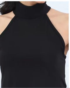 Shein Black Halter Neck Crop Top &amp; Skirt Set