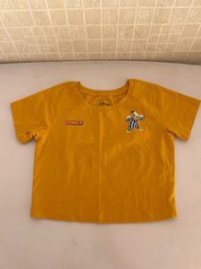 Yellow Donald Duck Graphic T-Shirt