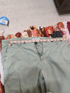 Zara Light Green Pants