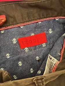 IZOD Men's Brown Casual Pants-34waist