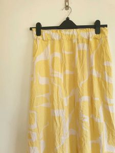 Lemon Sorbet Artistic A-Line Skirt
