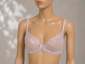 Sheer Lace Floral Bra