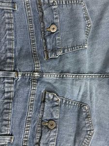 Denim Roll Cuff Shorts