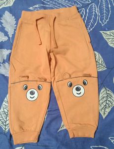 Branded Orange Sweatsuit For Babies