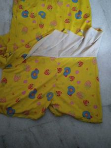 Cute Yellow Strawberry Swimsuit