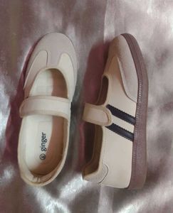 Ginger Striped Mary Jane Sneakers