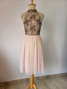 Stunning Embellished Halter Neck Gown