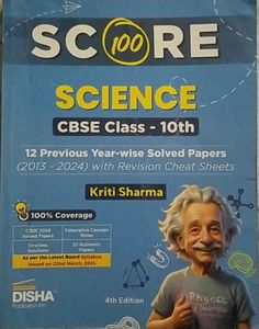 Disha Class 10 Science PYQs (2024)