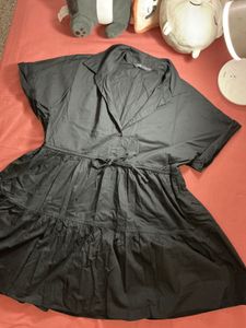 ZARA Chic Black  Tiered  Dress