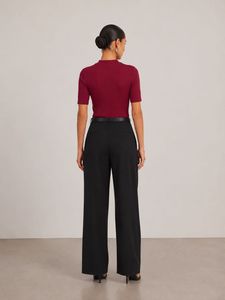 Maroon Casual Top
