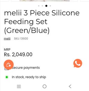 Melii Silicone Meal Set