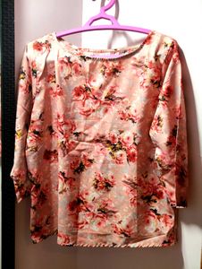 Short floral top