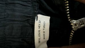 bershka Black Cargo Pants