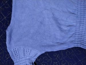 Light Blue Knit TOP