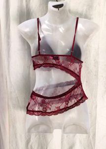 Burgundy Lace Cami Top