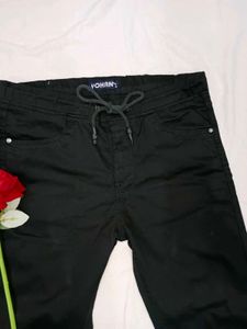 Denim Cotton Joggers