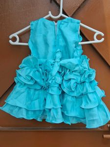Blue Color Babygirl Dress