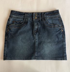 y2k Classic Blue Denim Mini Skirt