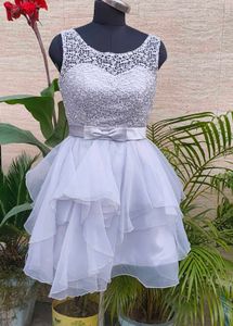 Stunning Lace &amp; Ruffle Party Dress