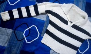 Striped Knit Sweater