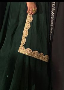 Elegant Green Lehenga 3 Set